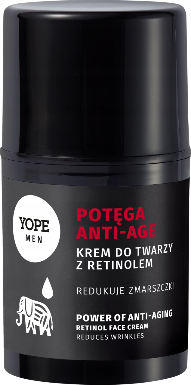 Yope Men Mocna Antiage Krém Na Obličej S Retinolem Redukuje Vrásky 50 ML