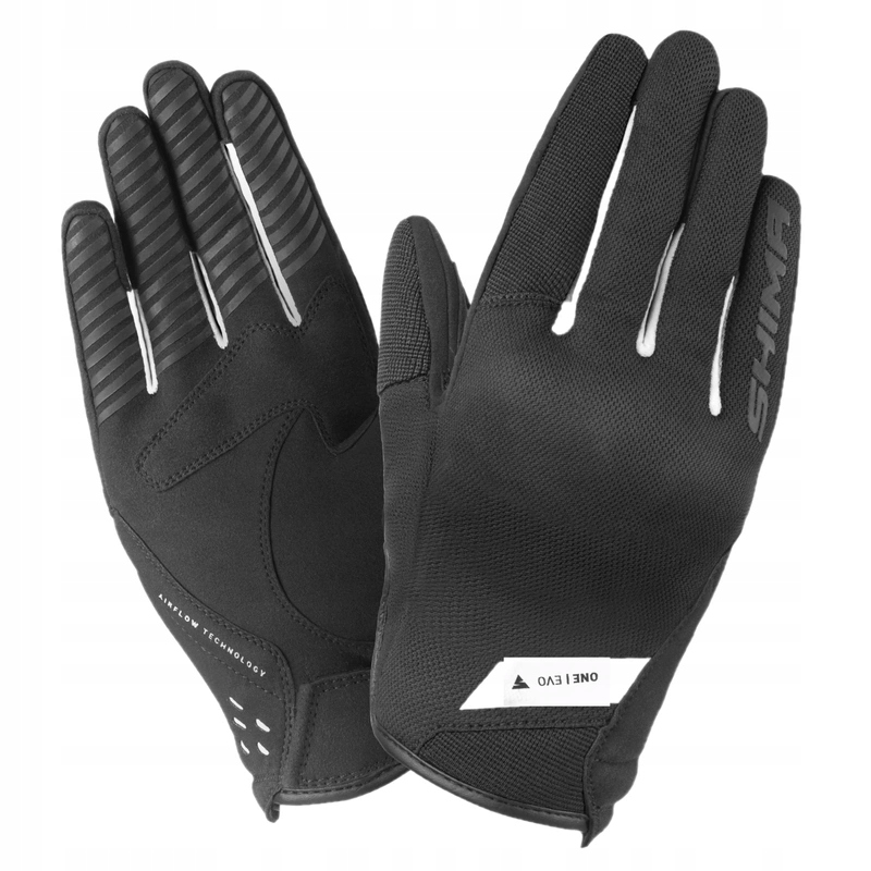 Rękawice motocyklowe krótkie Shima One Evo White na lato męskie