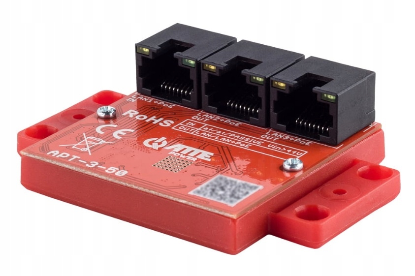 Switch 3-PORTOVÝ Poe Atte APT-3-50 (gigabit) 1xPoE In 802.3at/af +2xPoE Out