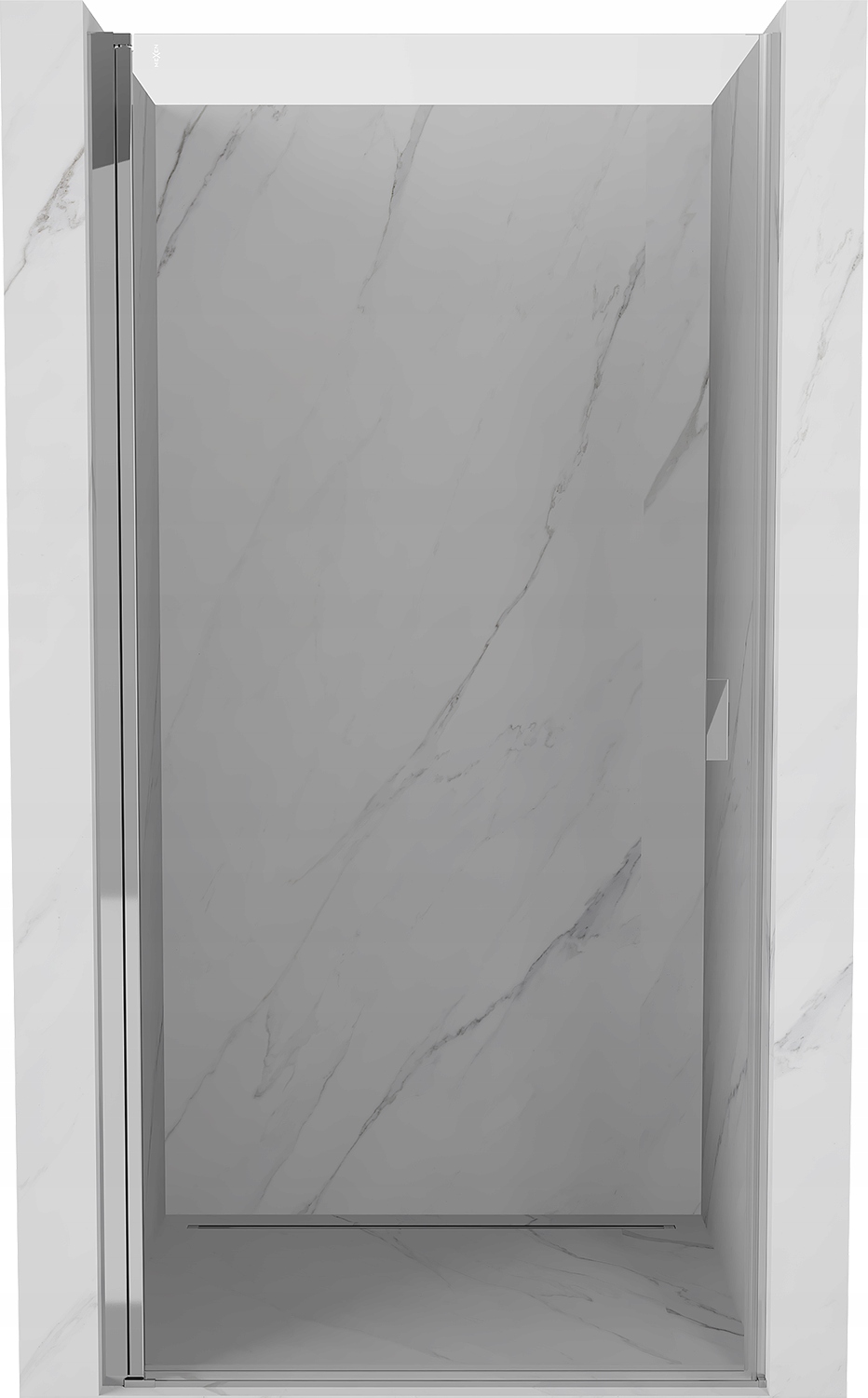 Mexen Mist-b Drzwi Prysznicowe Uchylne 100 CM Transparent Chrom