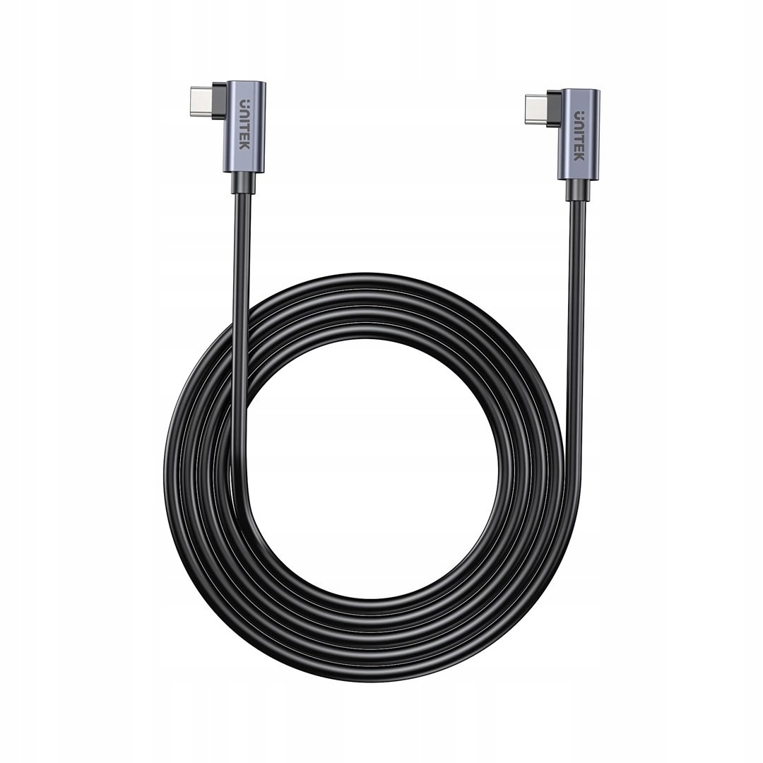 Unitek Kabel Usb-c Kątowy 90°/90° Pd 100W M/M 1M