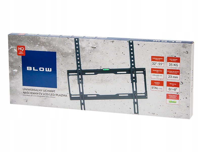 UCHWYT ŚCIENNY DO TV LCD LED WIESZAK 32-55'' SLIM Maksymalna wielkość telewizora 55
