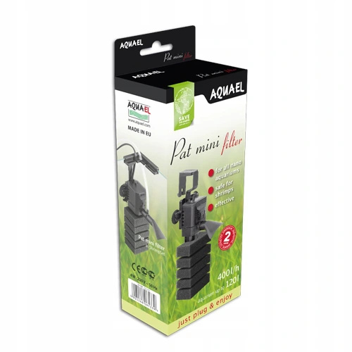

Filtr Aquael Pat Mini wewnętrzny do akwa. max 120l