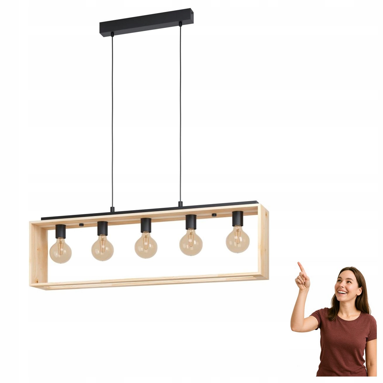 Závesná lampa Famborough 43414 Eglo