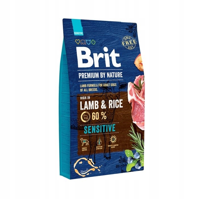 Levně Brit Premium by Nature suché krmivo pro psy Adult Sensitive 8 kg