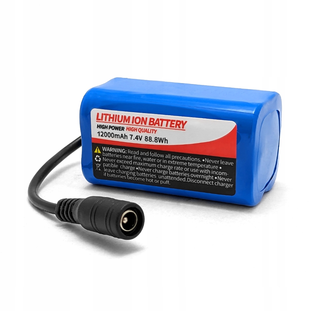 Батарея 12ah 7.4 V Li-ion батарея для лодки