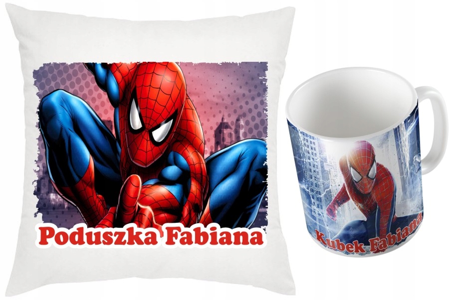 

Zestaw Kubek I Poduszka Spider Man Imię