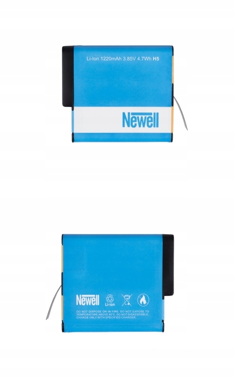 ŁADOWARKA DUAL USB + 2 BATERIE AKUMULATORY do GoPro Hero 5 6 7 Black/Silver Marka Newell