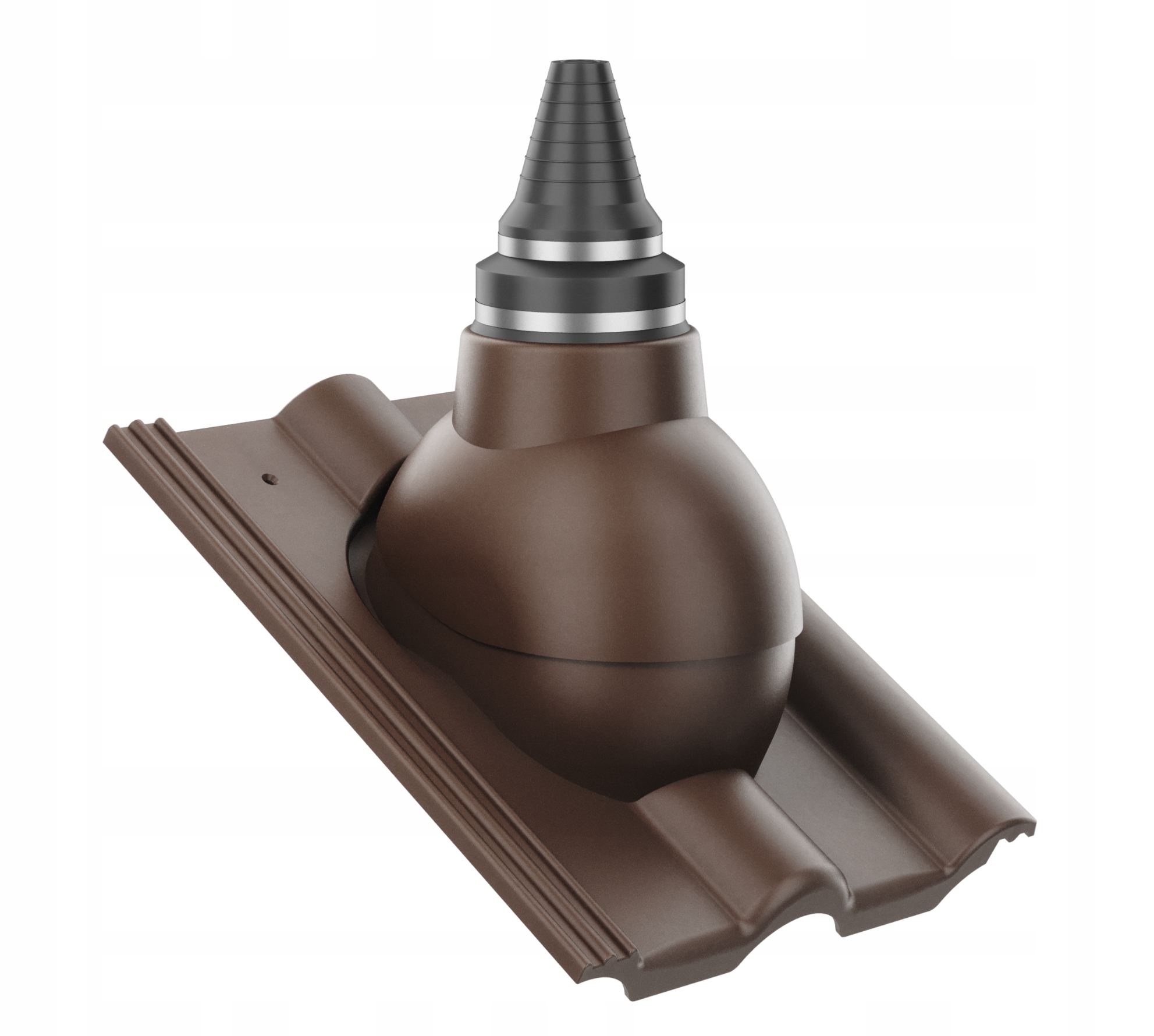 Těsnící střešní anténní průchod Creaton Heidelberg Bronzová