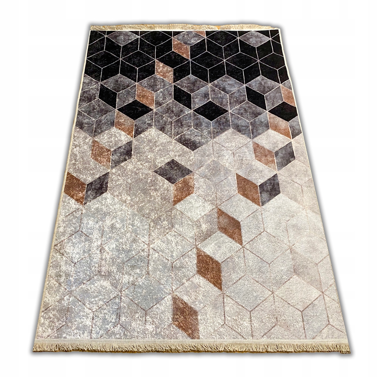 

Geometryczny Dywan Z Niskim Runem 120X170 Miękki