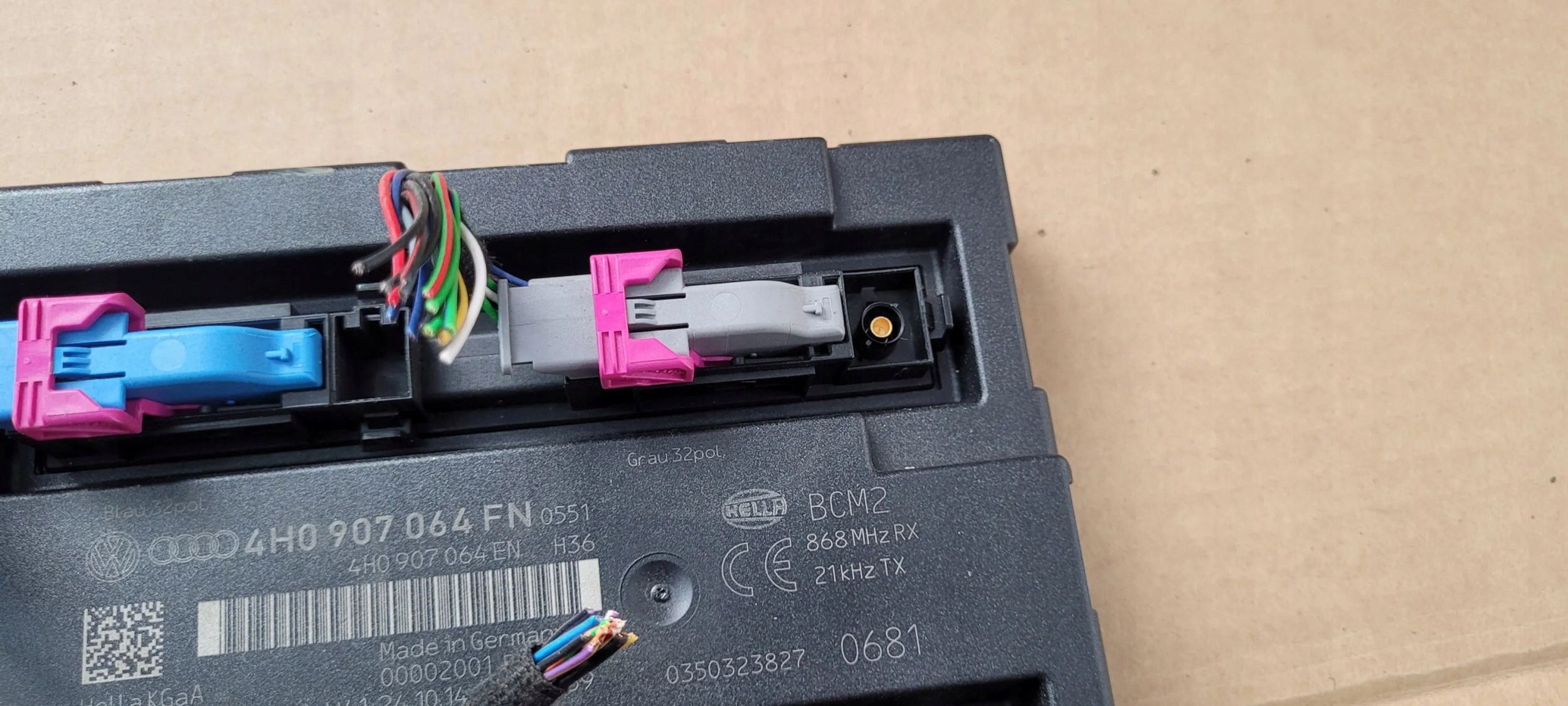 A6 C7 4G module unité de commande électronique uce KOMFORTU 4H0907064FN A7 4G