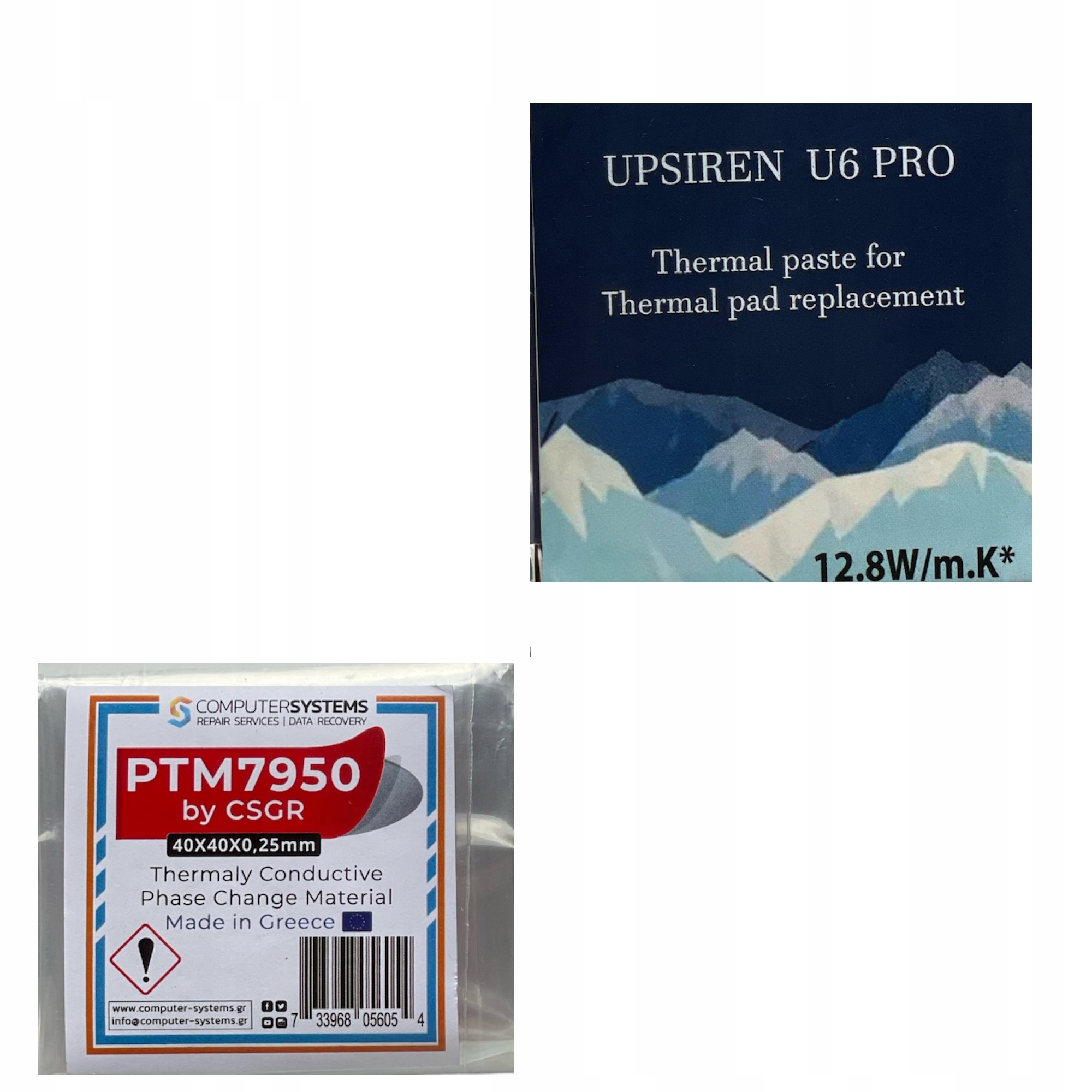 PTM7950 by CSGR & UPSIREN U6 PRO 20g – Zestaw Chłodzenie