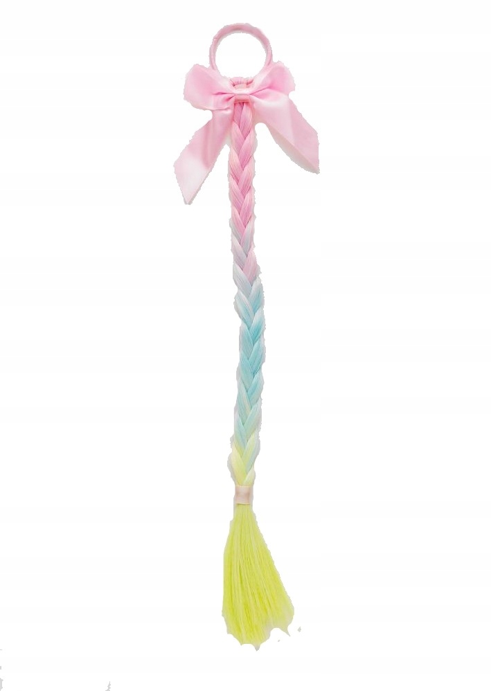 GUMKA DO WŁOSÓW Z KOLOROWYM WARKOCZEM_święta