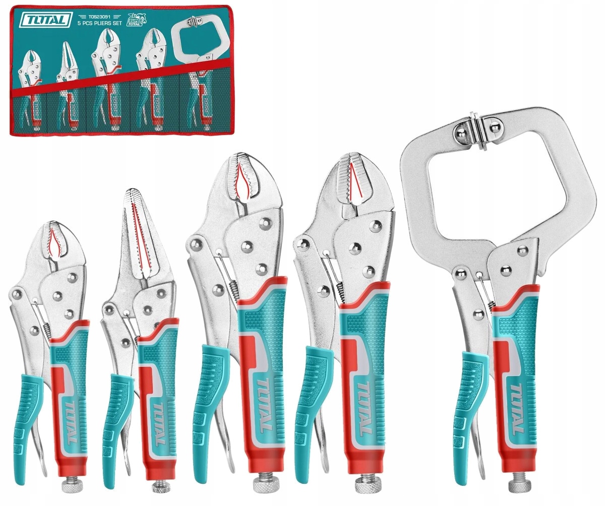 Szczypce zaciskowe Morse'a Klucze Morsa Spawalnicze Zestaw 5szt na płachta