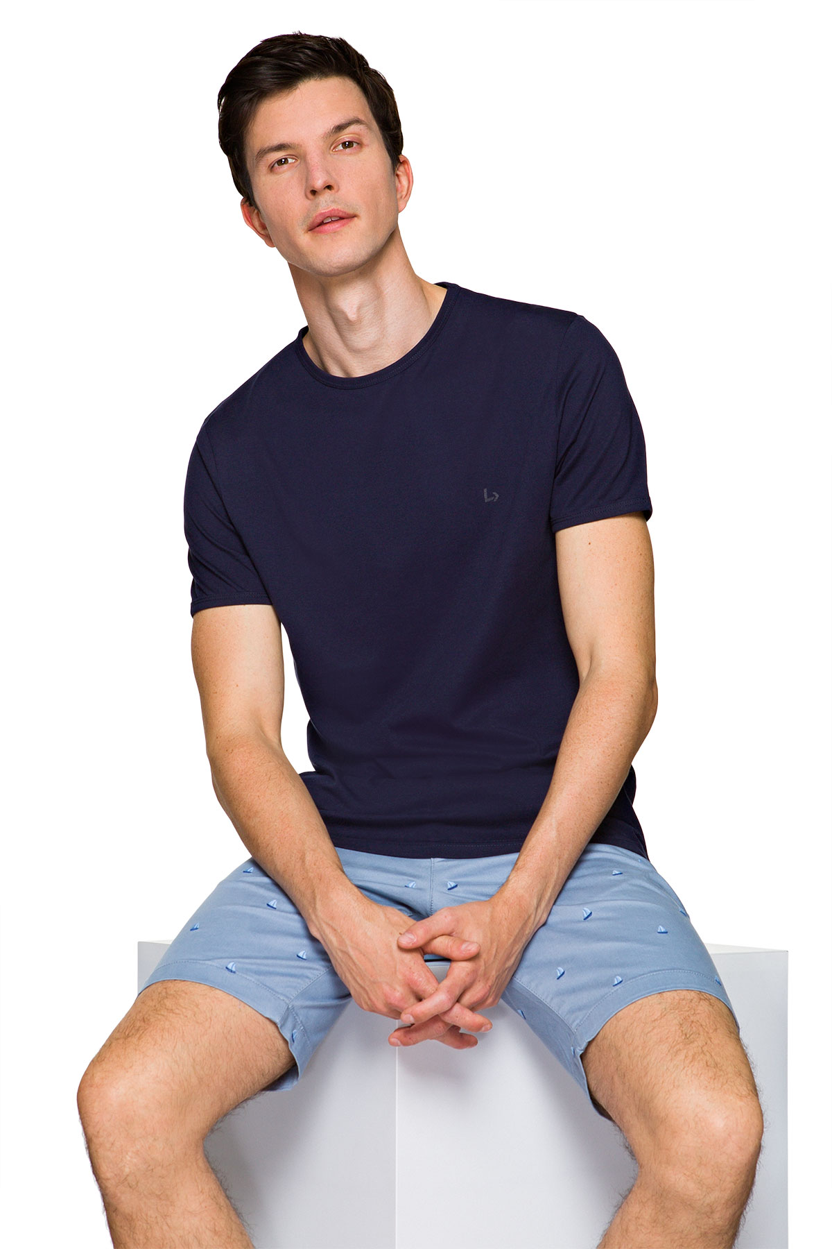 

Lancerto Koszulka T-shirt Męski Szafir Daniel S