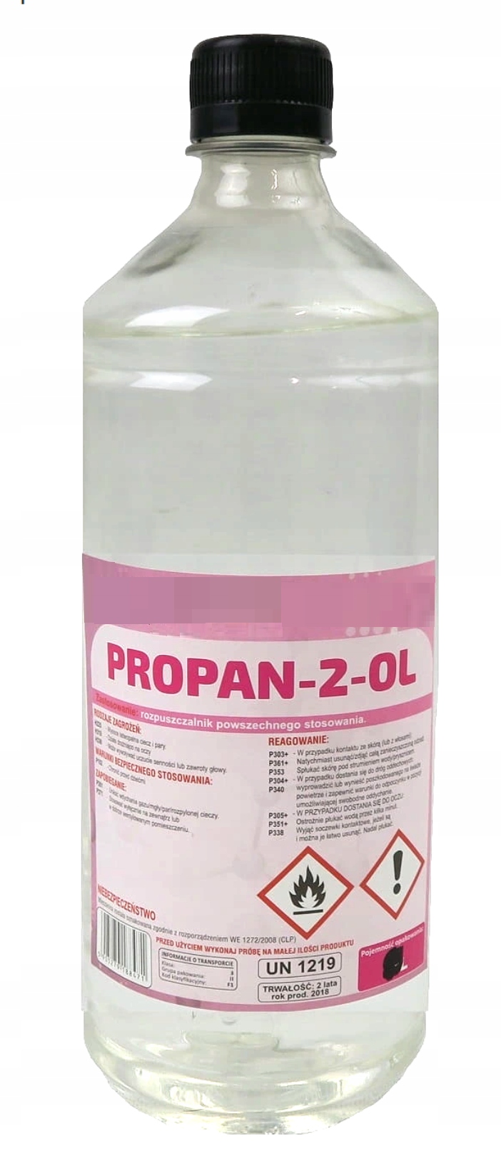 

Czysty Alkohol Izopropylowy Izopropanol 99% Ipa 1L