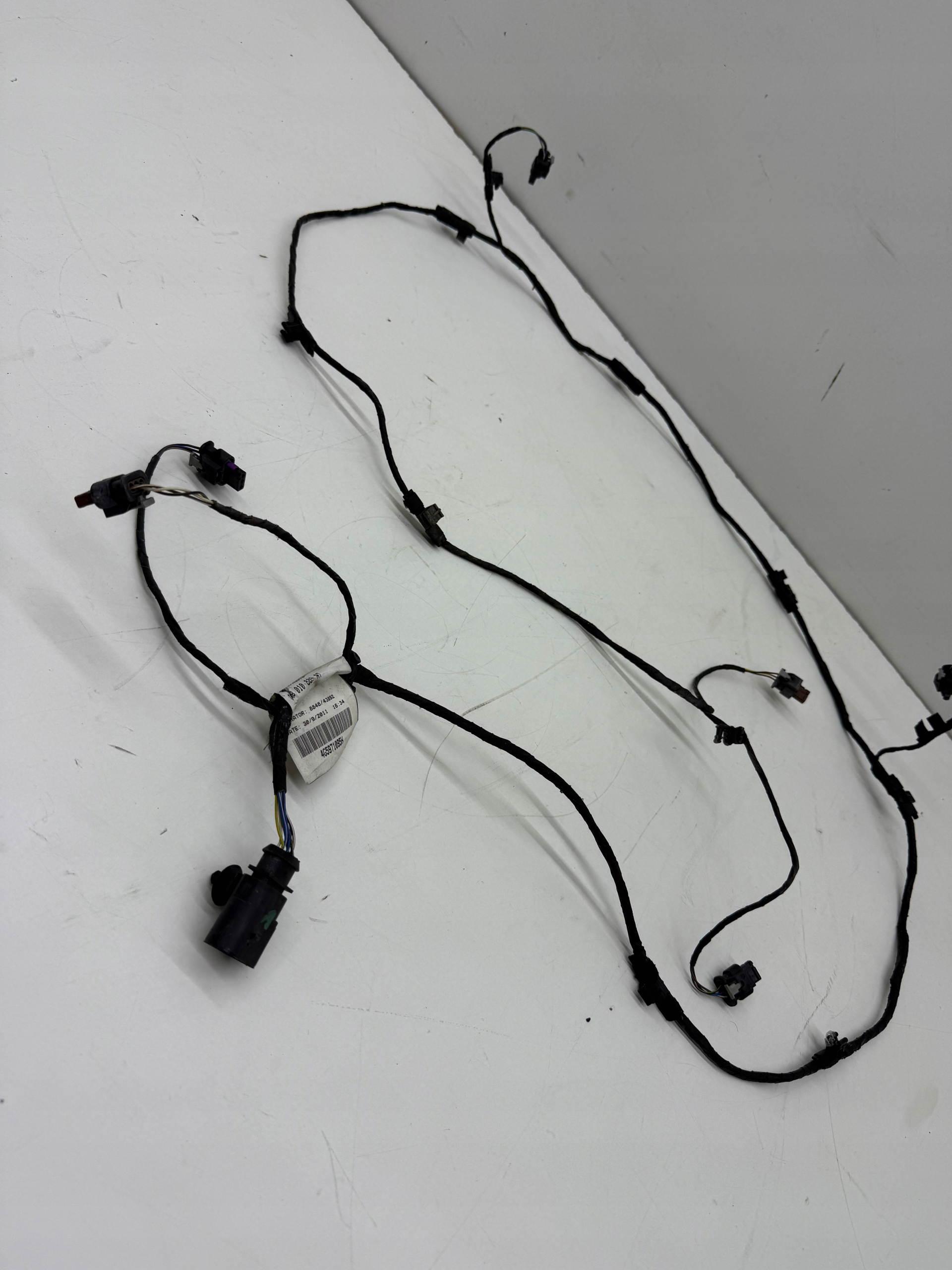 AUDI A6 C7 bundle wiring electrical czujnikow of the parking front 6X PDC