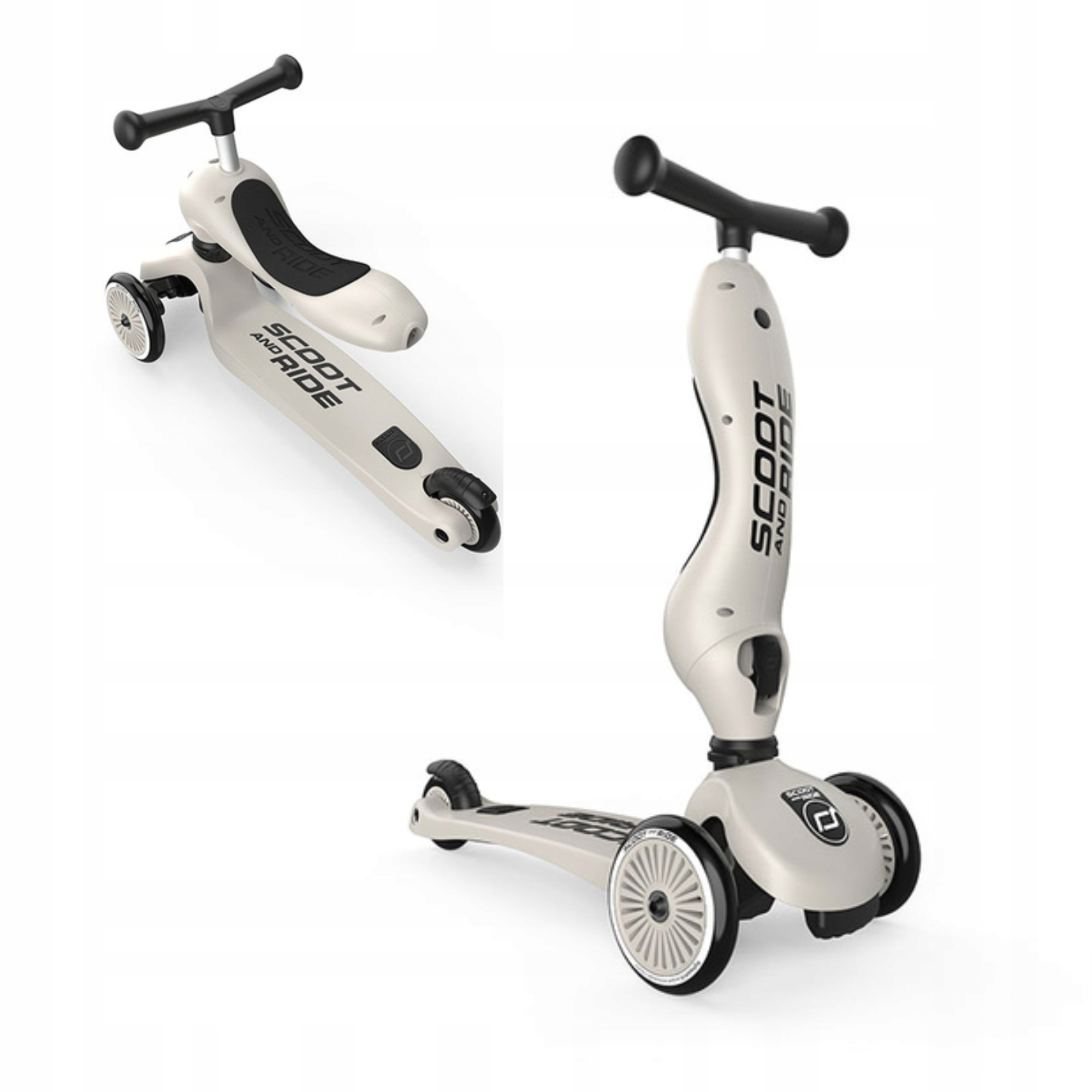 Scoot and Ride Highwaykick 1 Ash Jeździk i Hulajnoga dla dzieci 2w1 1-5 lat