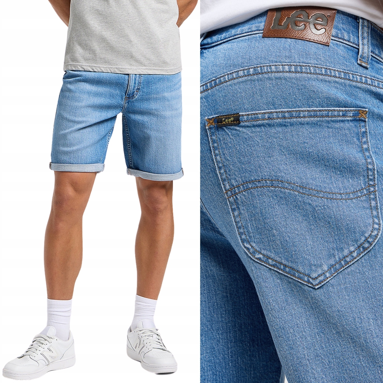 Lee Legendary Shorts Eli Blue Džins krátké kraťasy džínové šortky W38