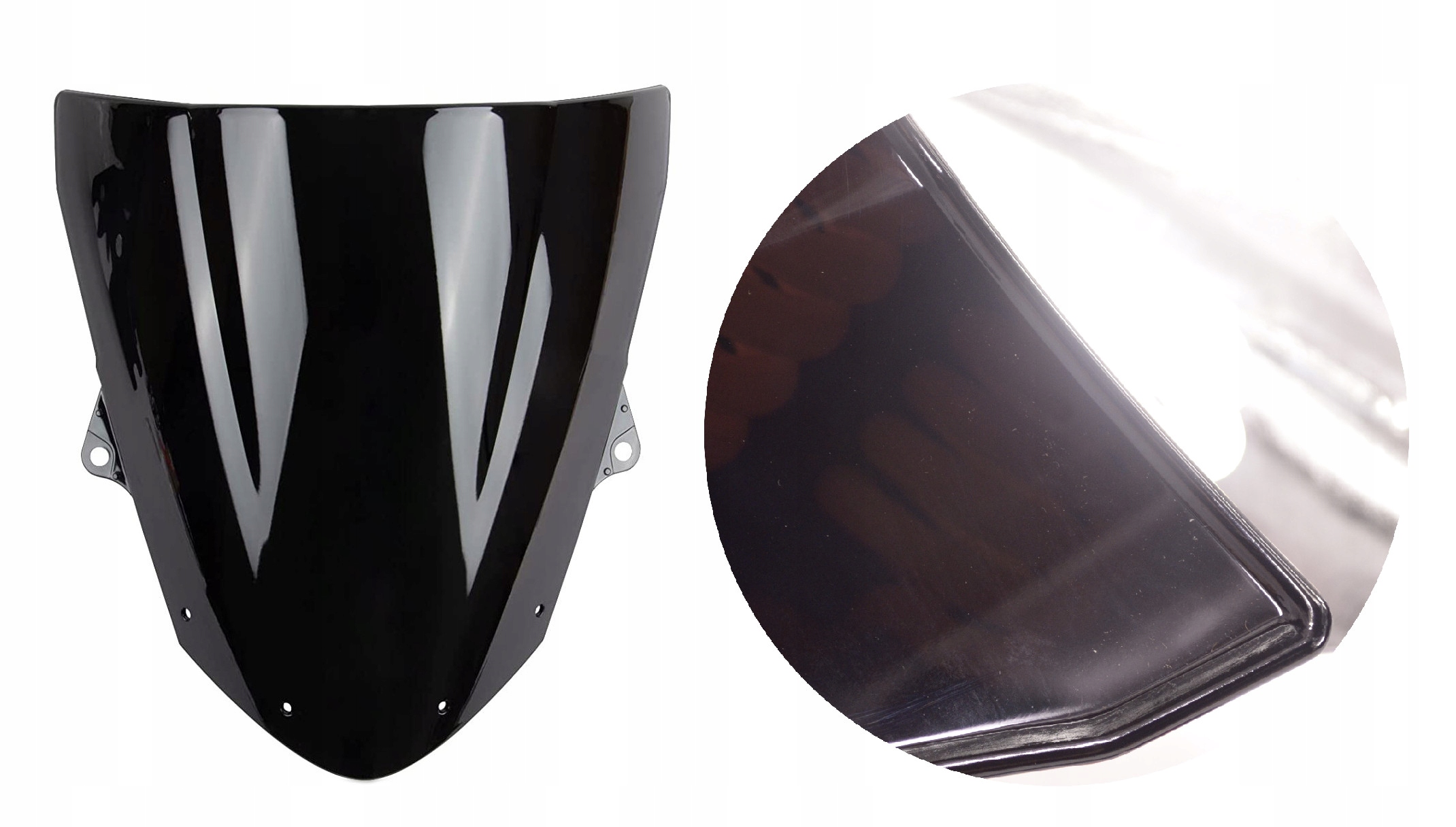 KA030BK - Kawasaki ZX-6R 09-16 ZX-10R 08-10-лобовое стекло