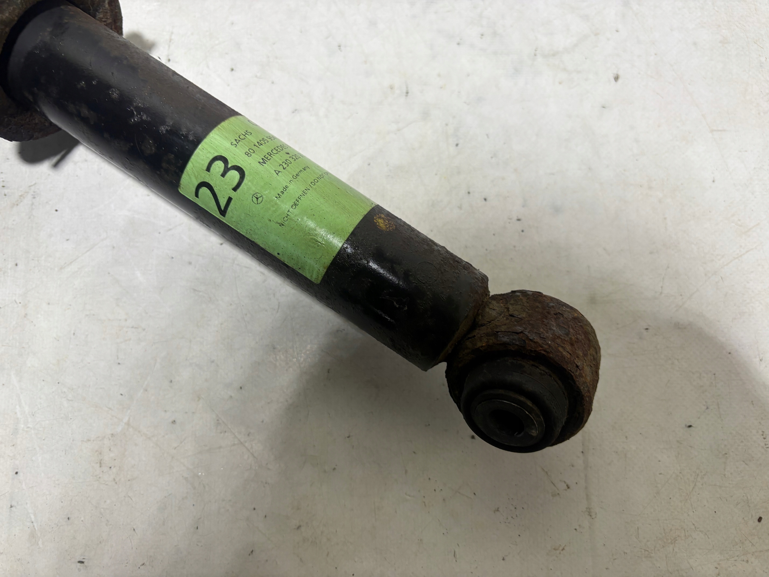 shock absorber rear part left MERCEDES SL R230 W230