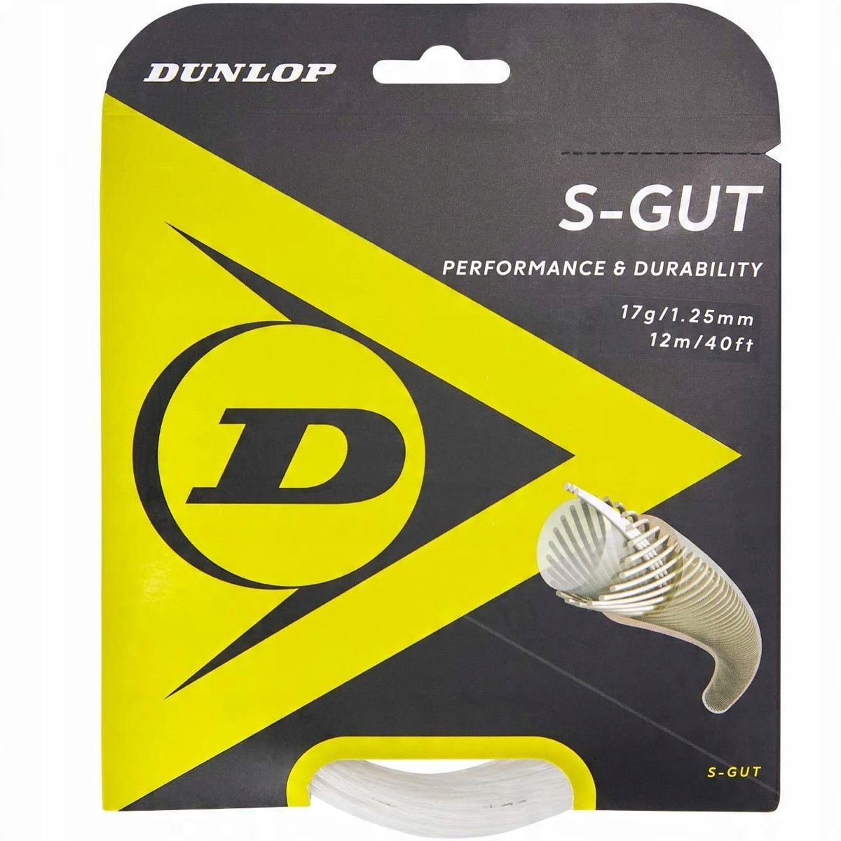 

Naciąg Tenisowy Dunlop S-gut 1.25MM 12M 17G Orygin