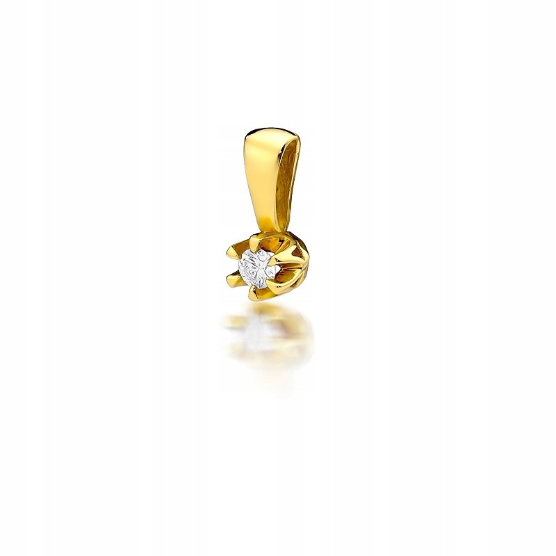 

Złota Zawieszka Klasyczna 585 Brylant 0,10 ct