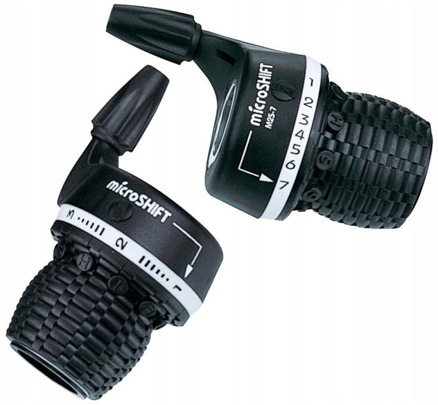 Manetki Microshift MS25-7 3x7 TwistShifter Shimano