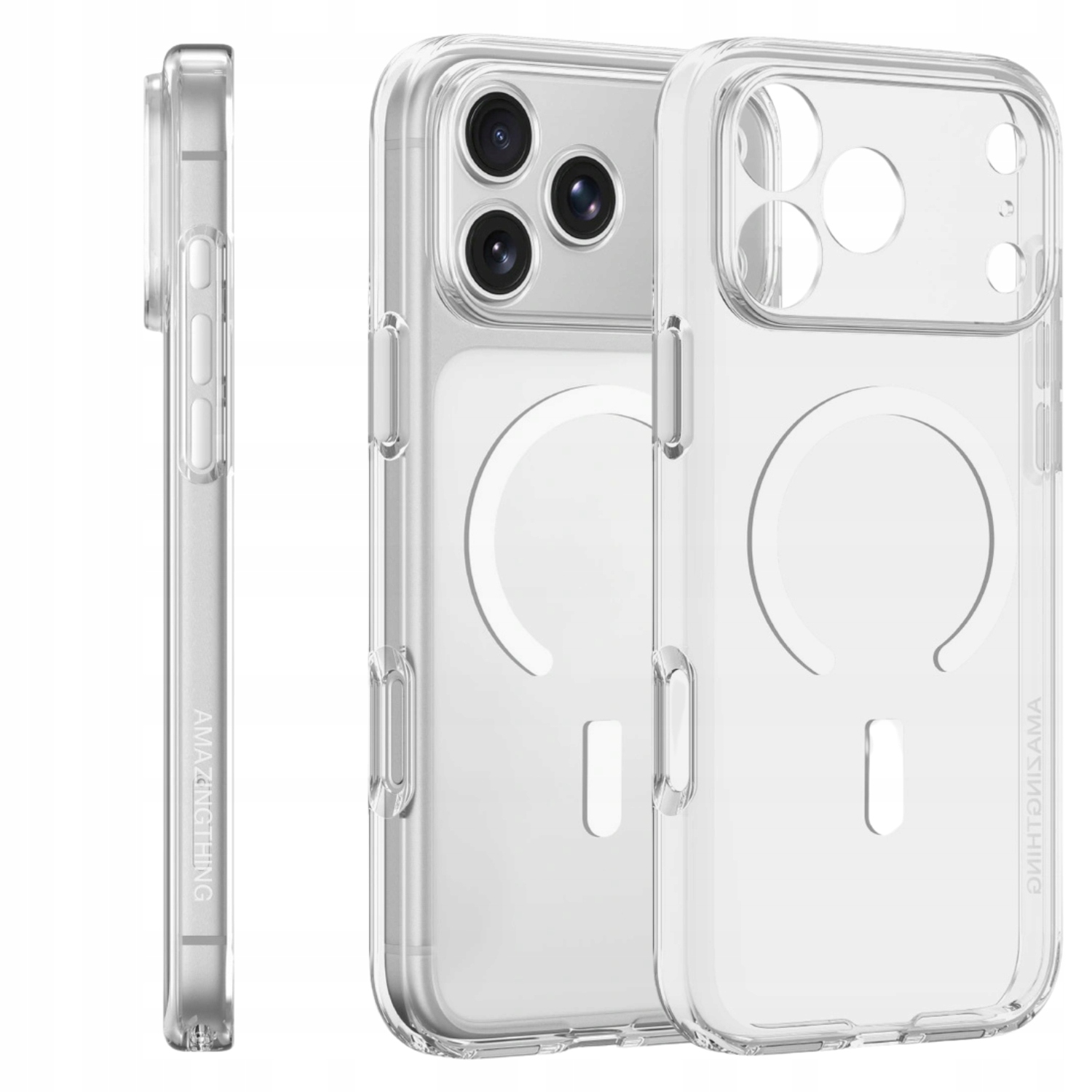 Etui Amazingthing Minimal Mag Lens Case na iPhone 17 Pro przezroczyste