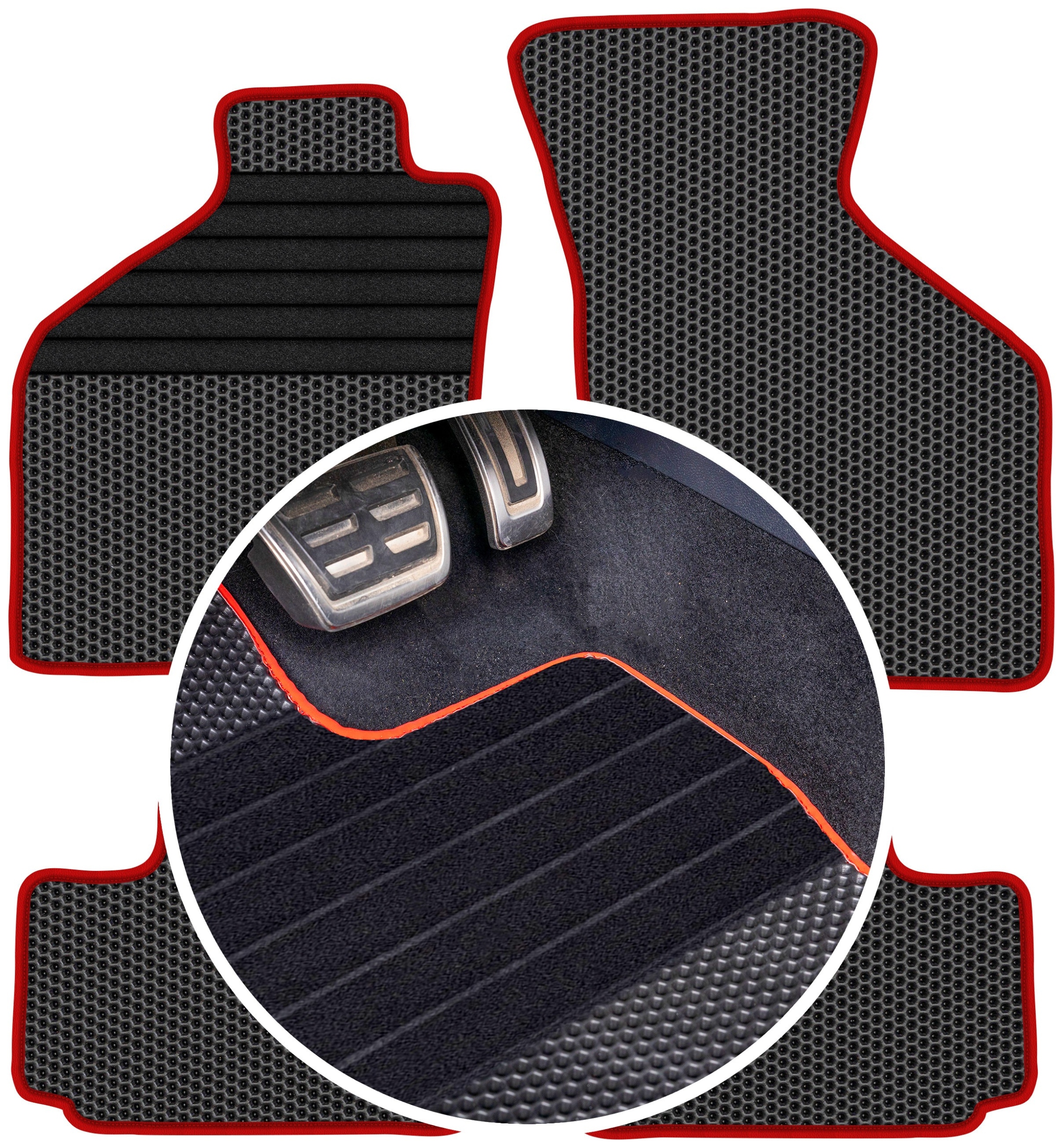 Subaru Justy Hb 2003-2007 Gumové koberce Eva Eternity Plastry Medu