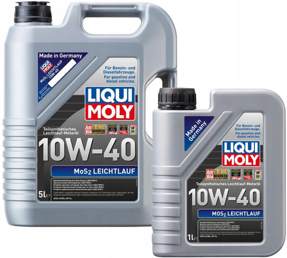 Olej Silnikowy Liqui Moly Leichtlauf MoS2 10W40 A3/B4 6L