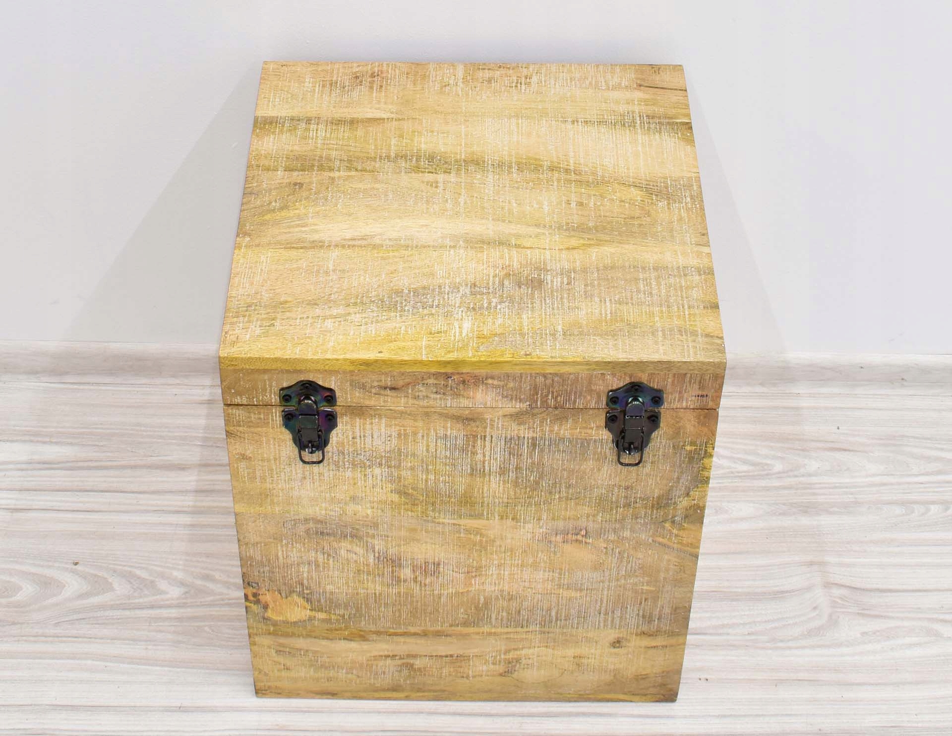 Kufer skrzynia kolonialna lite drewno mango Indie Szerokość mebla 45 cm