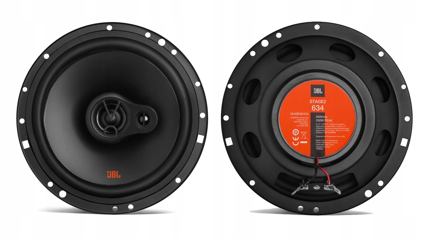 JBL 634 GŁOŚNIKI TRÓJDROŻNE AUDI A6 C5 AVANT PRZÓD + TYŁ 4 SZT Producent części JBL