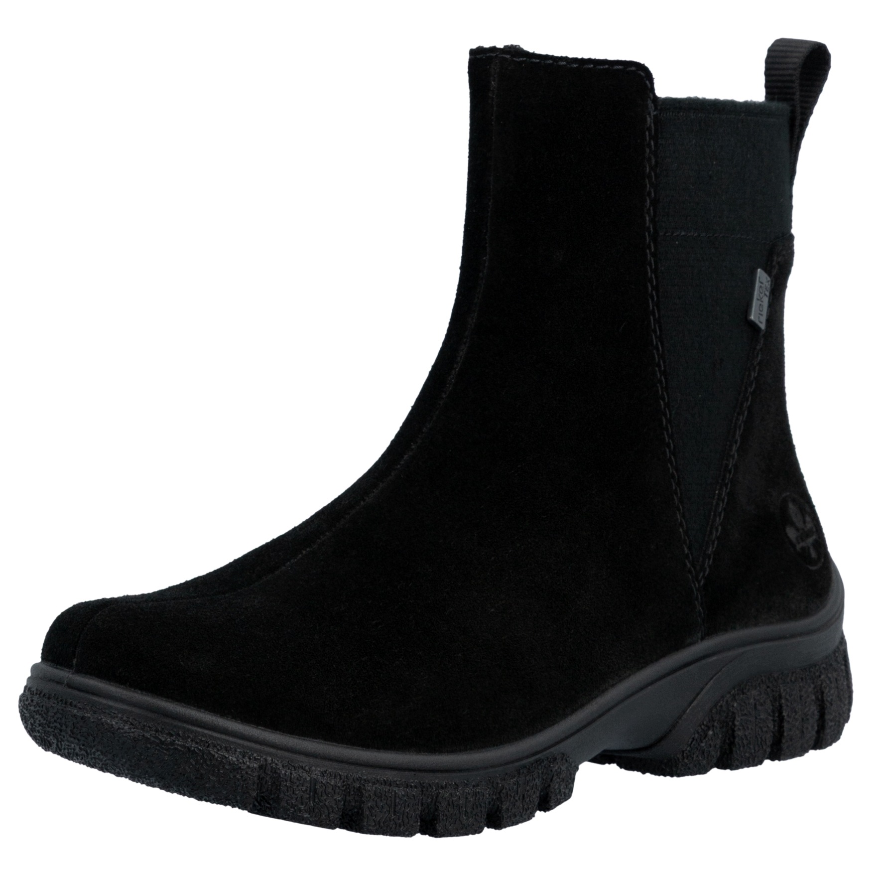 Rieker Z7269-00 vel.41 černé kožené kotníkové boty Tex