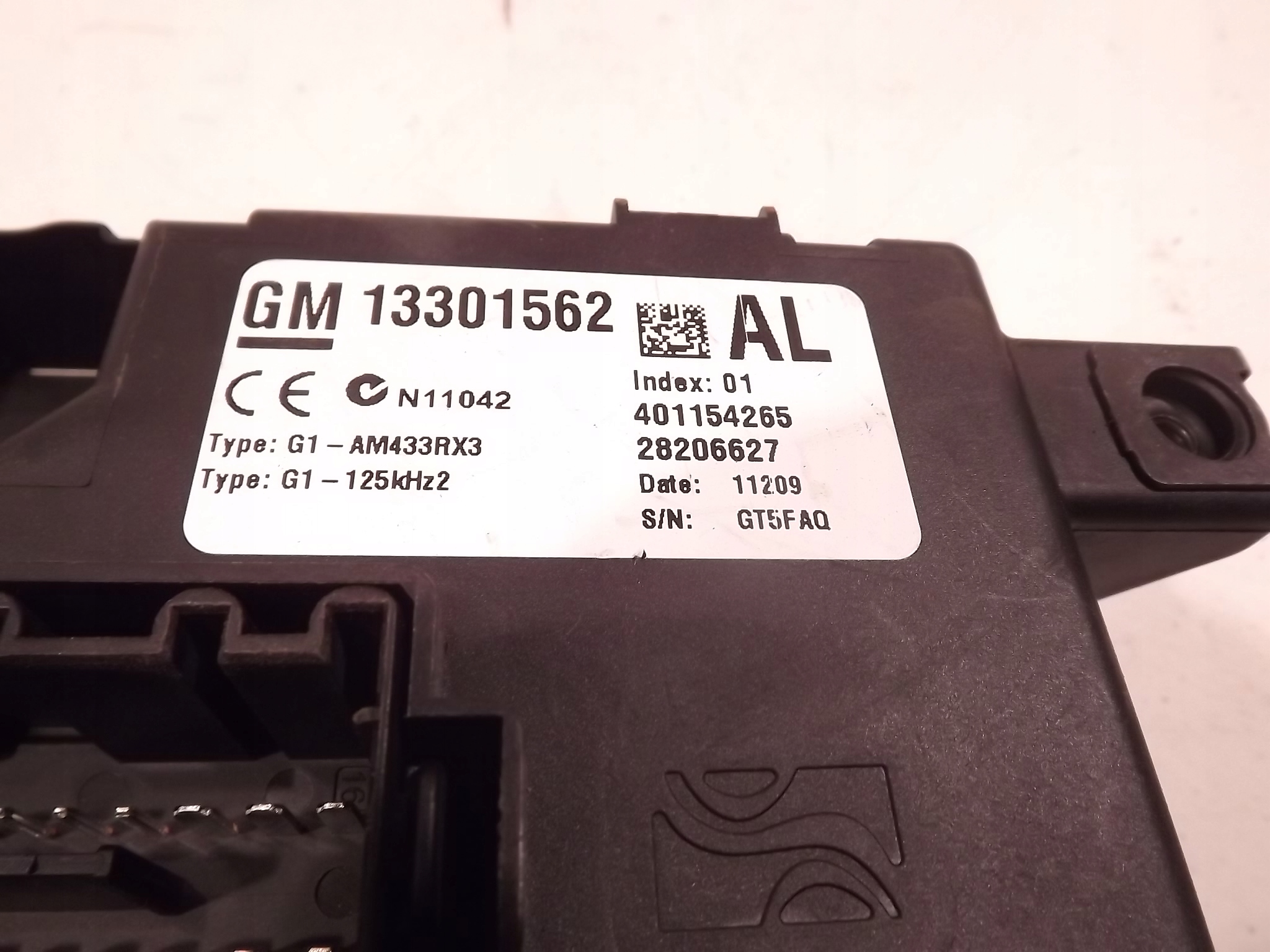 compartment module 13320627 ZF BSI OPEL CORSA D