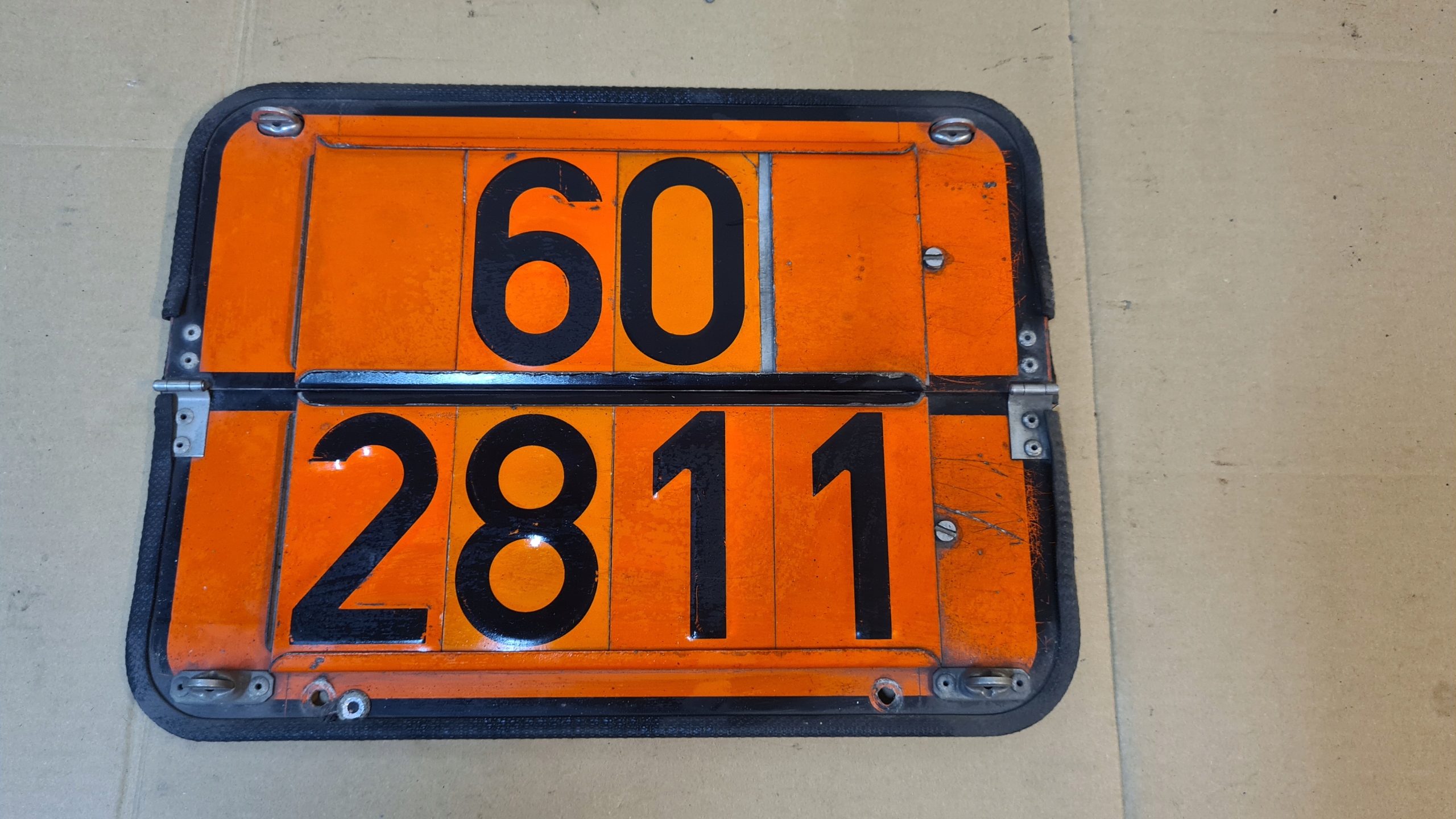 Табличка ADR цифри