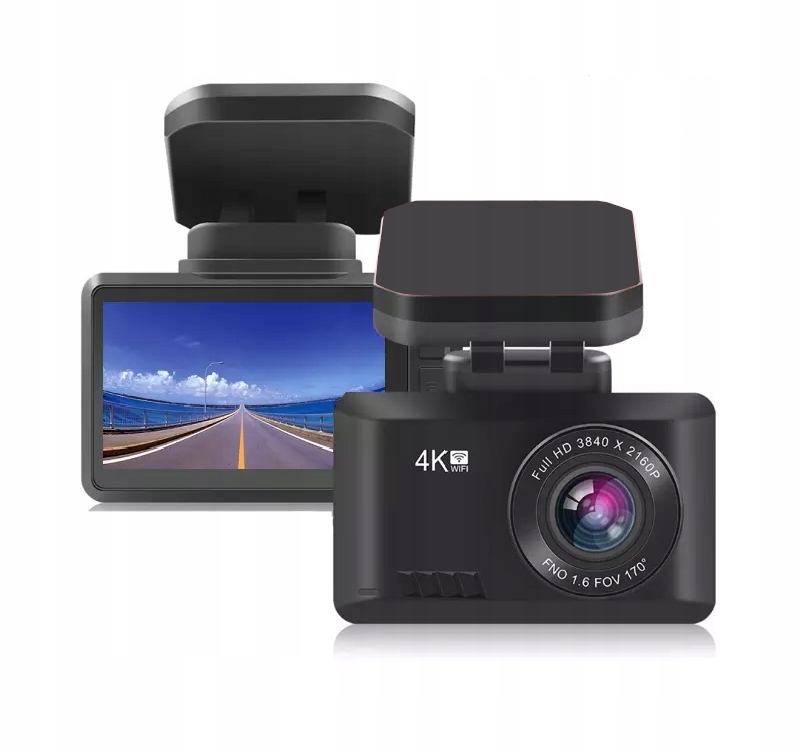 T8PRO Wideorejestrator 4K SONY IMX335 Wifi GPS Color black