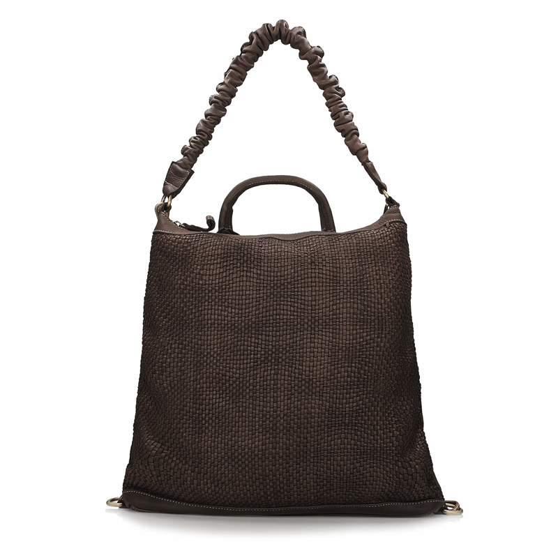Batoh Dámský Přírodní kůže Městský Velký Elegantní Prostorný Bronz F68