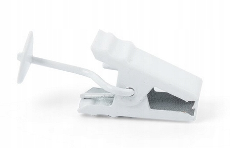 ŻABKI DO KARNISZA ŻABKA METALOWA Z MISKĄ BIAŁA 100 Kod producenta ADG.Z18M.BIAP.100