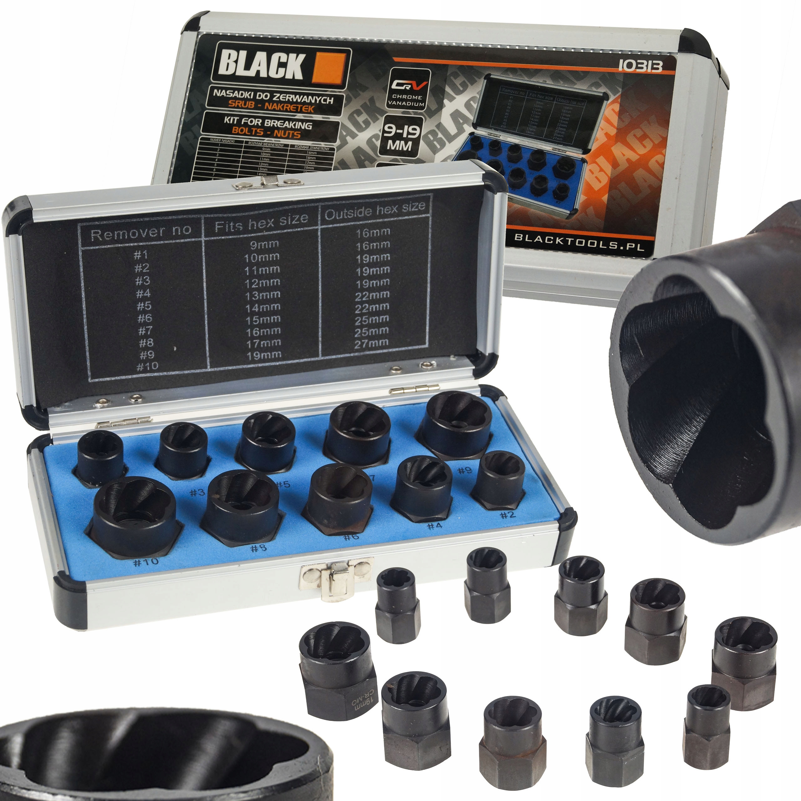 

Nasadki Do Uszkodzonych Obrobionych Śrub Nakrętek