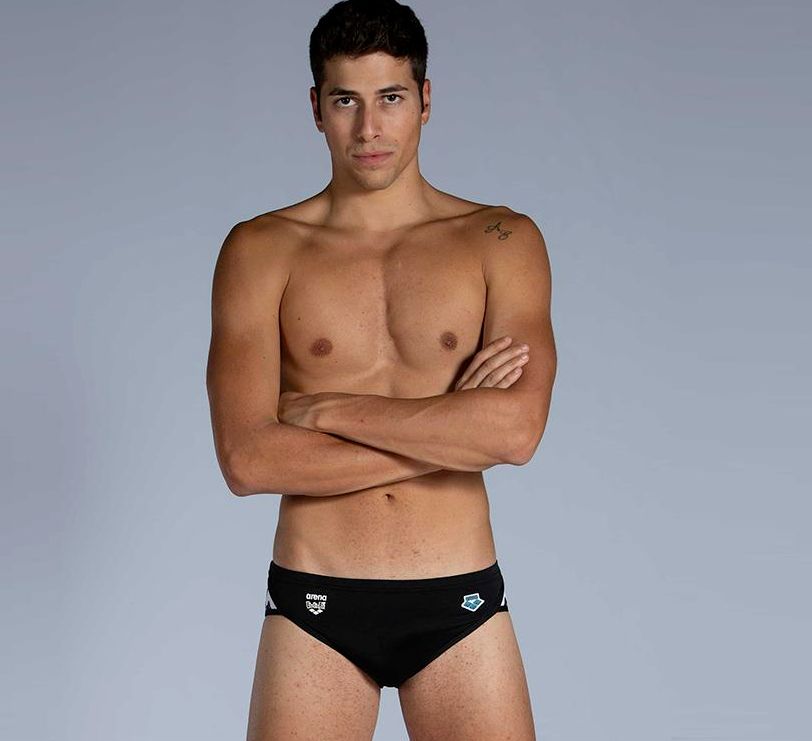 Y6238 Arena Mizu Brief Slipy Spodenki Kąpielówki Męskie 80 D4 UK32