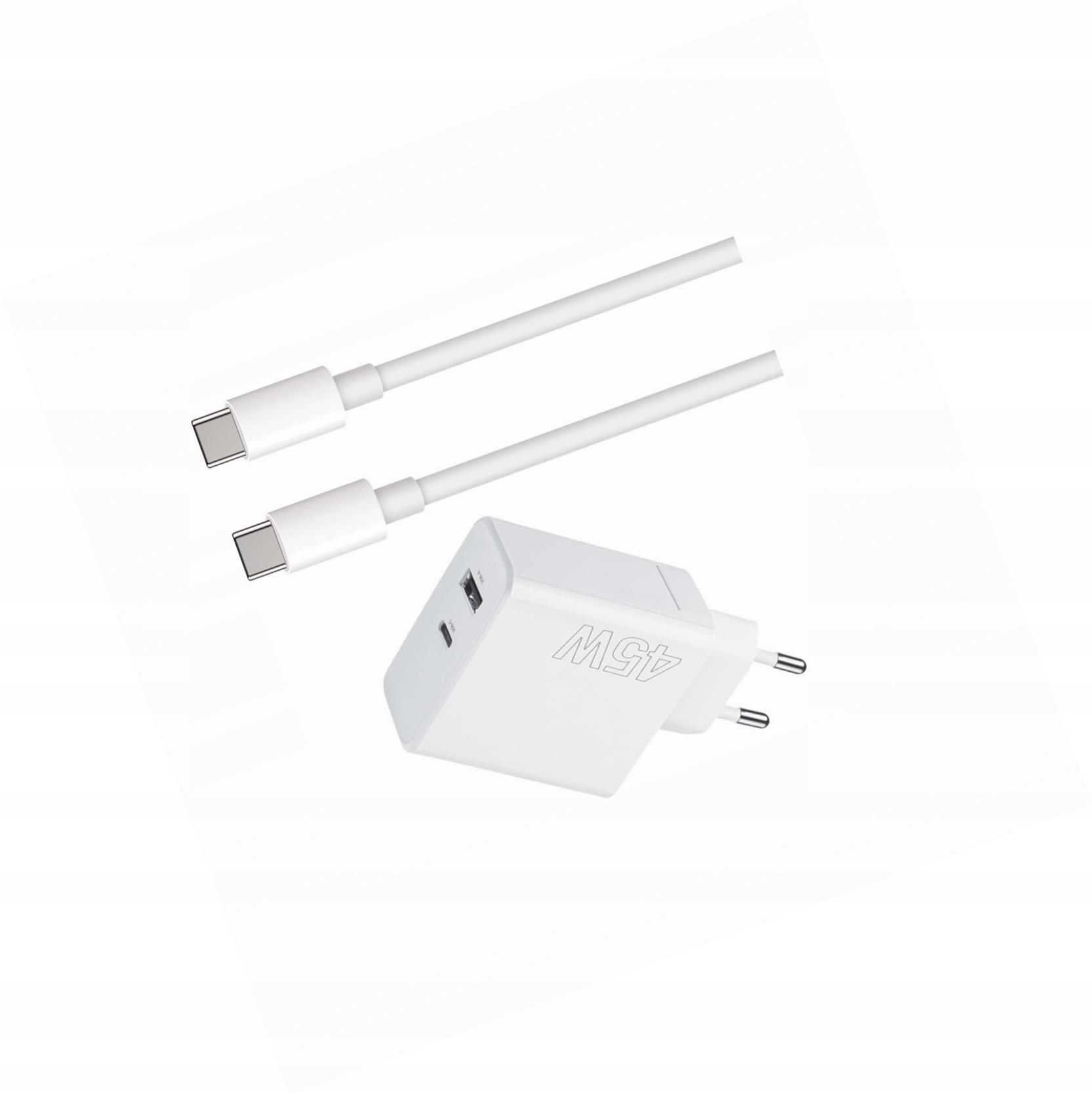 Szybka ładowarka 45W z kablem 1m 2 wejścia do Samsung A02S