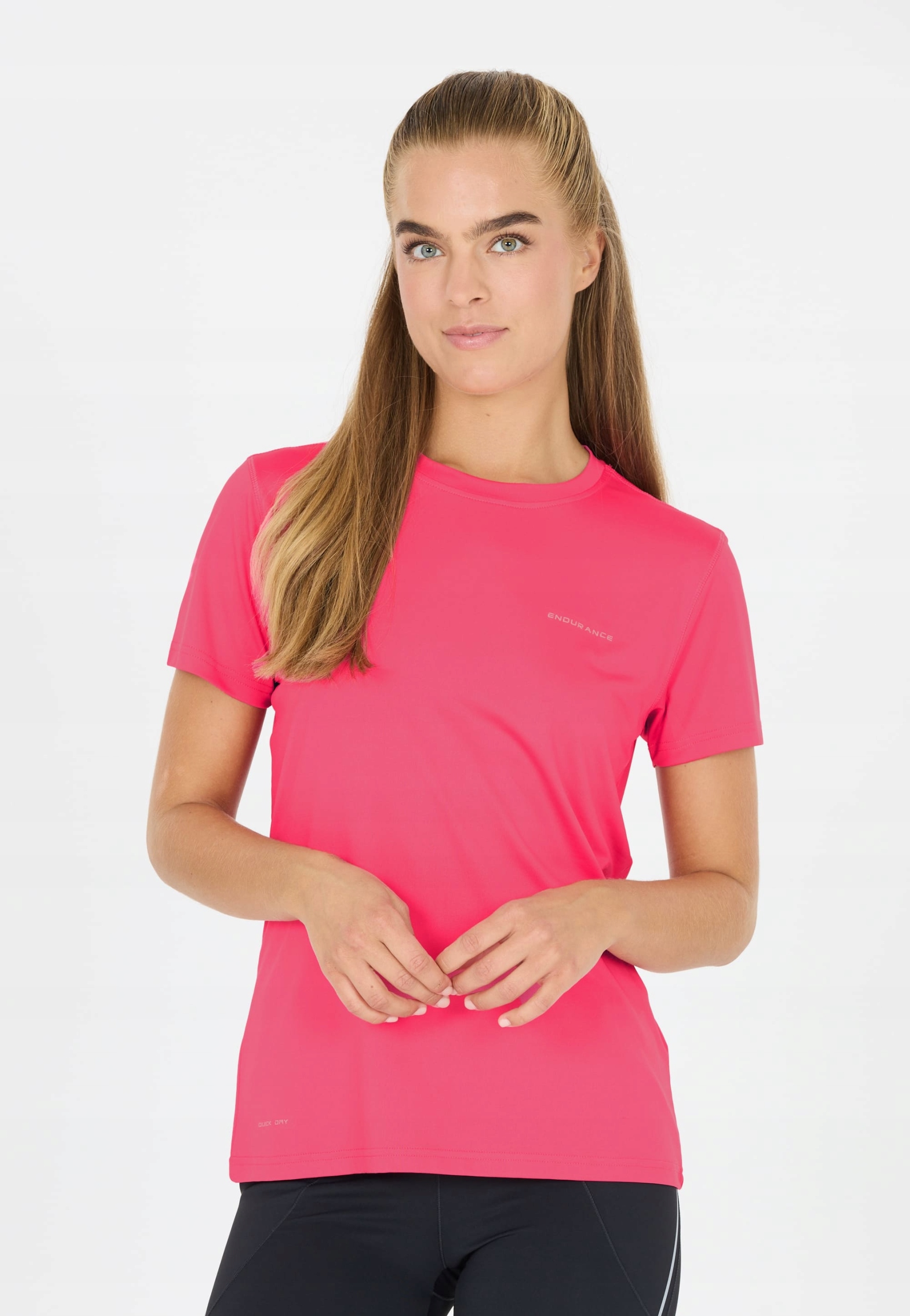 Koszulka treningowa damska Endurance Yonan V2 S/s Różowy 38