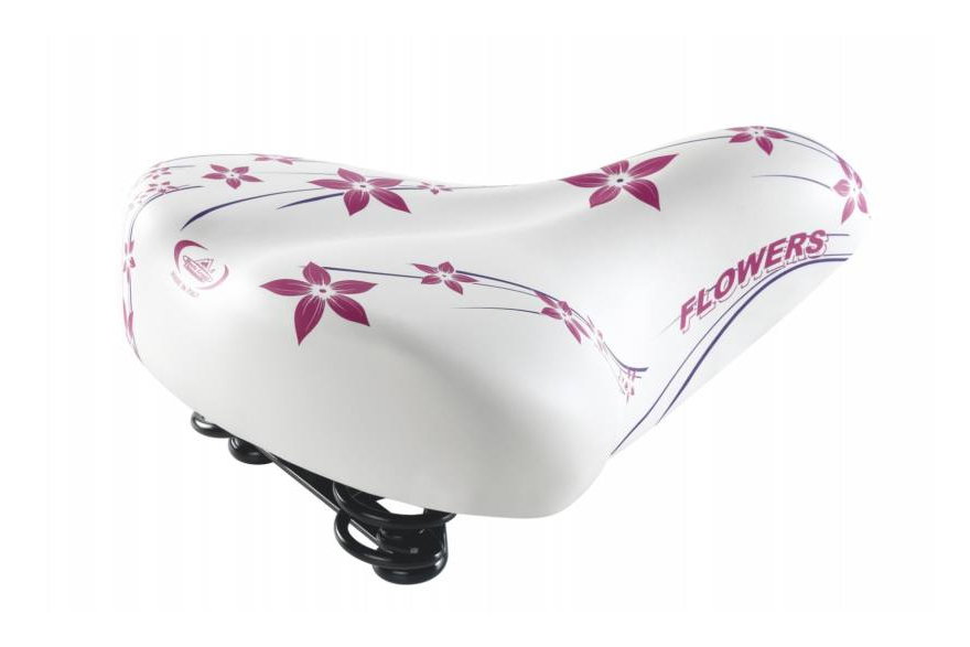 Siodło Monte Grappa Flowers Biało Różowe