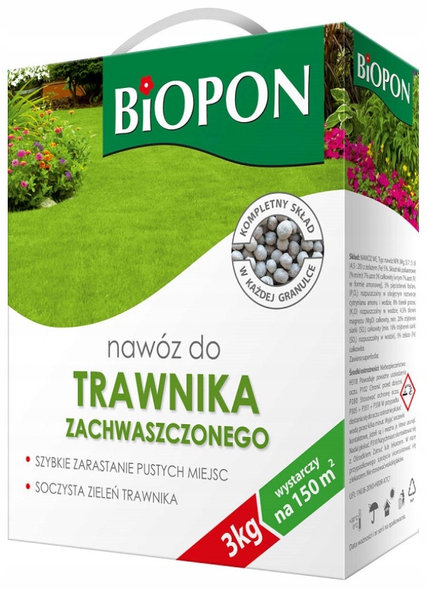 

Biopon Nawóz do trawników zachwaszczonych 3 kg