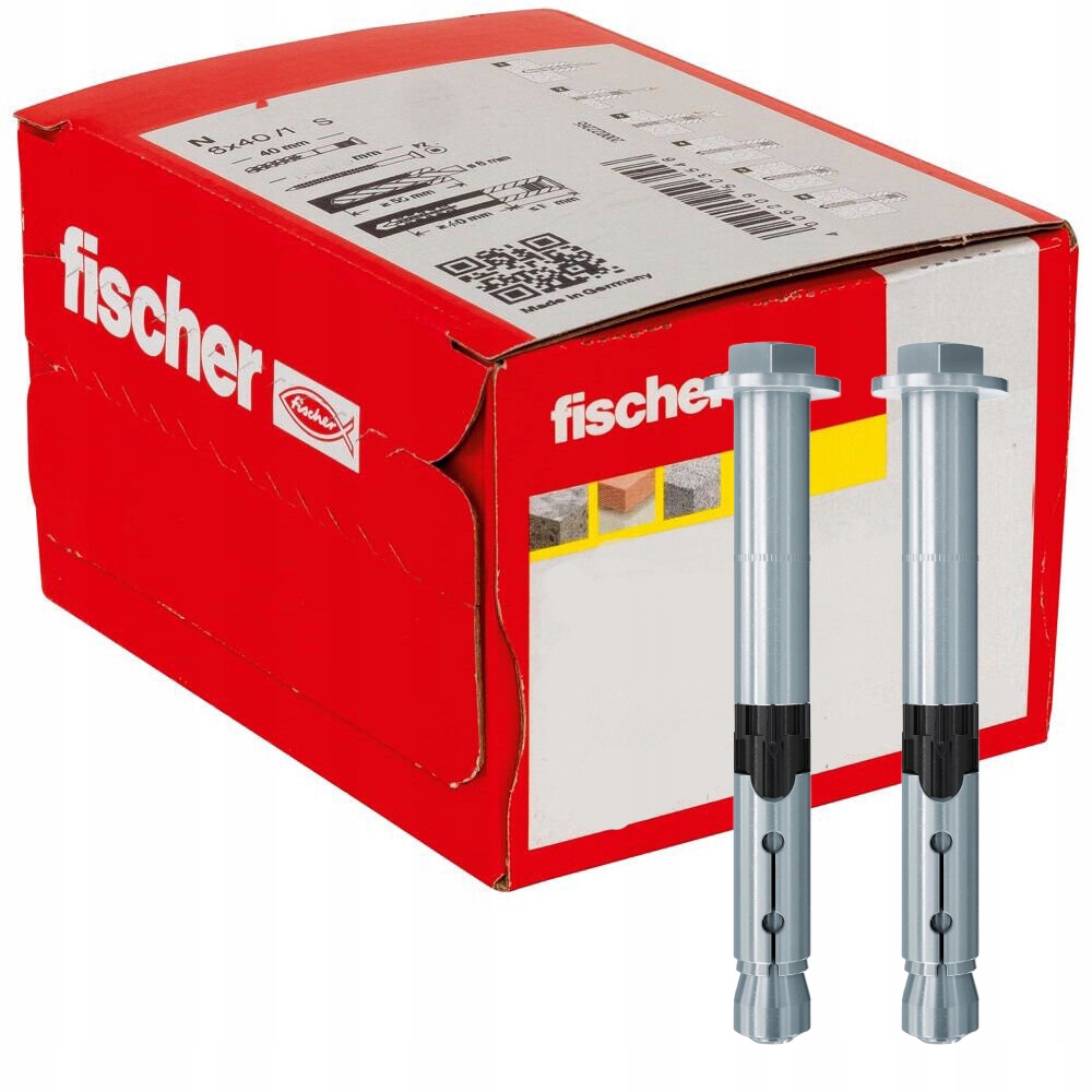 Fischer Kotva pro vysoké zatížení Fh II 12/10 S se šestihrannou hlavou -50 Ks