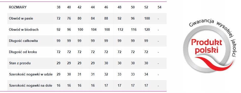 k20 SPODNIE CYGARETKI Wysoki Stan KOLORY r.44 Cechy dodatkowe wyszczuplające