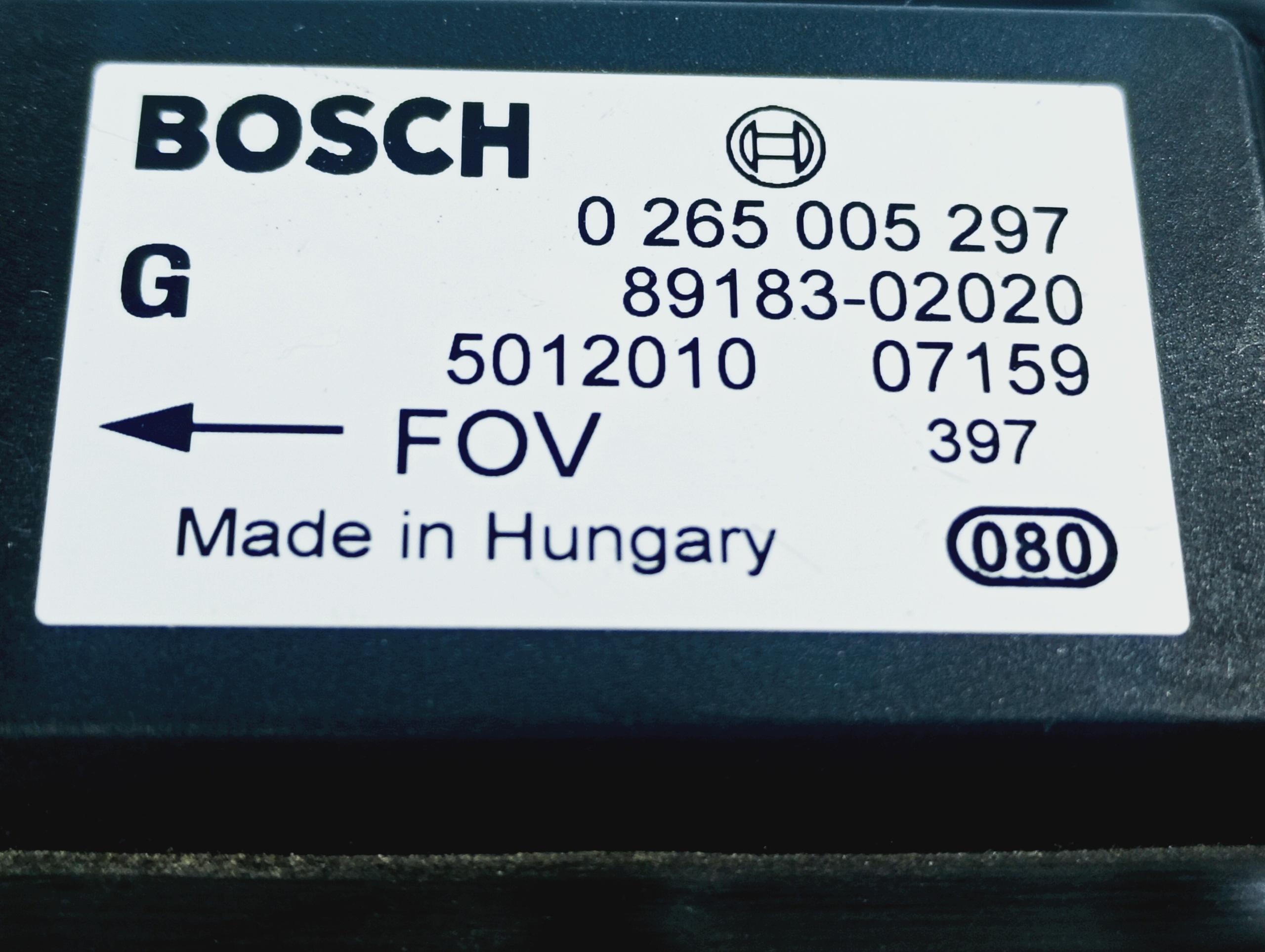 sensor module ESP OE 0265005297 TOYOTA Avensis T25 06-08
