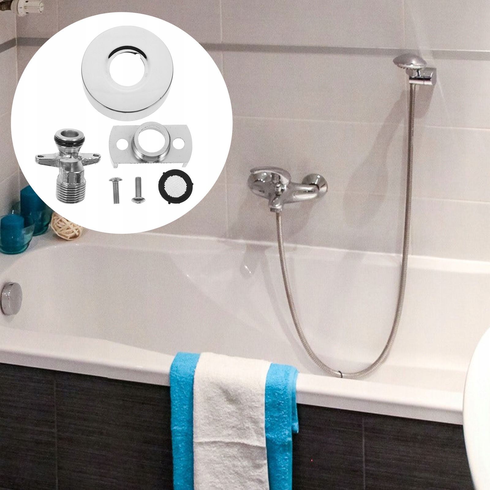 Adapter do kranu wannowego Prysznic Marka bez marki