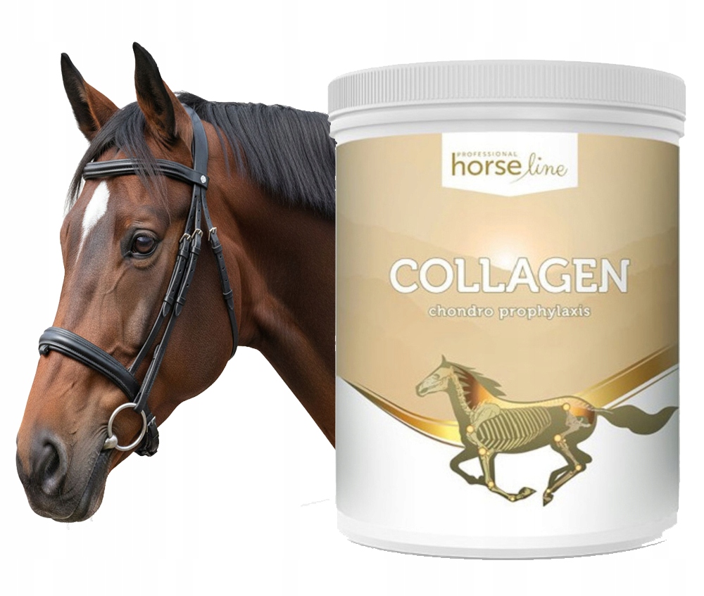 Horse Line Pro Collagen 800 g Kolagen Klouby Sciegna Regabilitace Koně